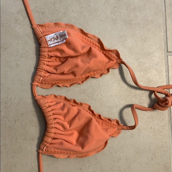 Luli Fama Coral Small/X Small Triangle Bikini - Picture 2 of 4